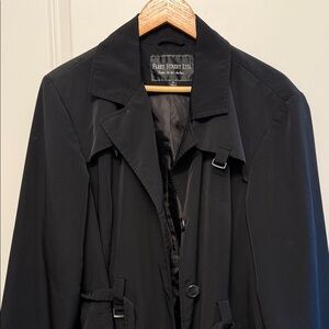 Fleet Street Women's Black Trench Coat